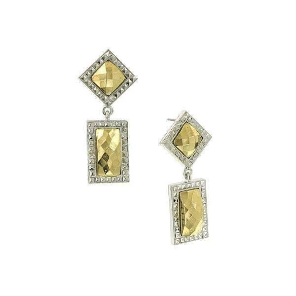 Exclusive Jewelry Sale Event – Shop Now 1928 Jewelry Fusion Lux Double Drop Square Earrings Exclusive Jewelry Sale Event – Shop Now 1928 Jewelry Fusion Lux Double Drop Square Earrings
