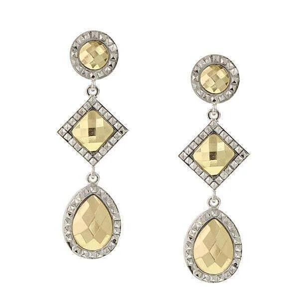 The Biggest Jewelry Sale Of The Year Is Here 1928 Jewelry Fusion Lux Faceted Stone Triple Drop Earrings The Biggest Jewelry Sale Of The Year Is Here 1928 Jewelry Fusion Lux Faceted Stone Triple Drop Earrings