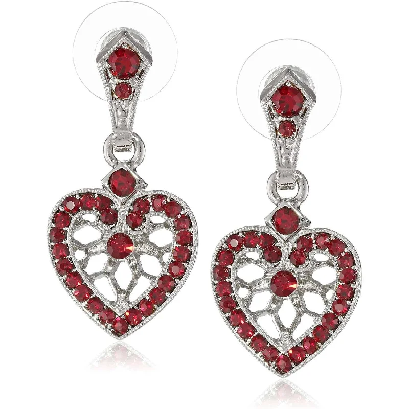 Silver Tone and Red