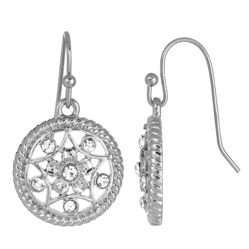 Save On Luxury Jewelry Pieces – Limited-Time Offers 1928 Jewelry Star & Flower Motif Round Crystal Drop Earrings Save On Luxury Jewelry Pieces – Limited-Time Offers 1928 Jewelry Star & Flower Motif Round Crystal Drop Earrings