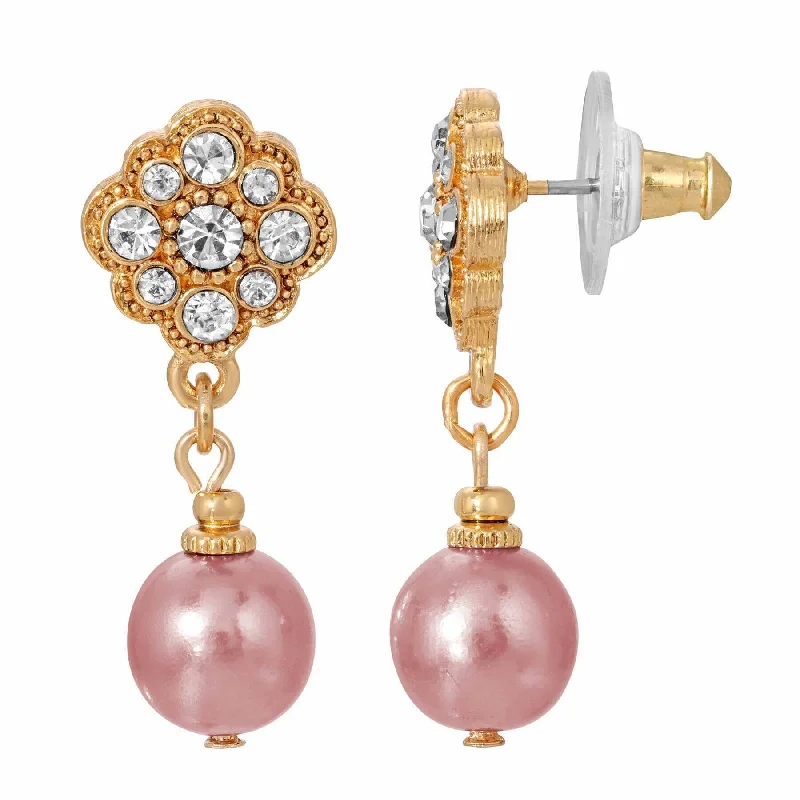 Gold Tone and Pink