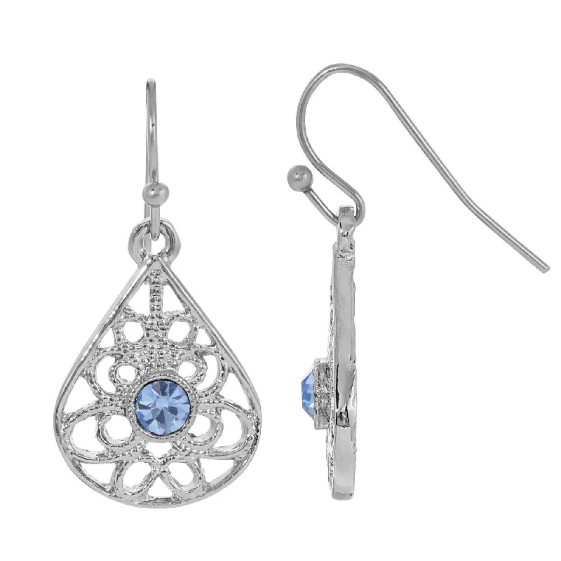 The Jewelry Sale You've Been Waiting For Is Here 1928 Jewelry Teardrop Filigree Crystal Drop Earrings The Jewelry Sale You've Been Waiting For Is Here 1928 Jewelry Teardrop Filigree Crystal Drop Earrings