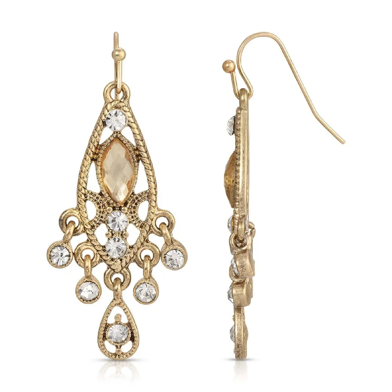 Last Chance To Grab Your Favorite Jewelry At A Discount 1928 Jewelry Teardrop Filigree Crystal Chandelier Earrings Last Chance To Grab Your Favorite Jewelry At A Discount 1928 Jewelry Teardrop Filigree Crystal Chandelier Earrings