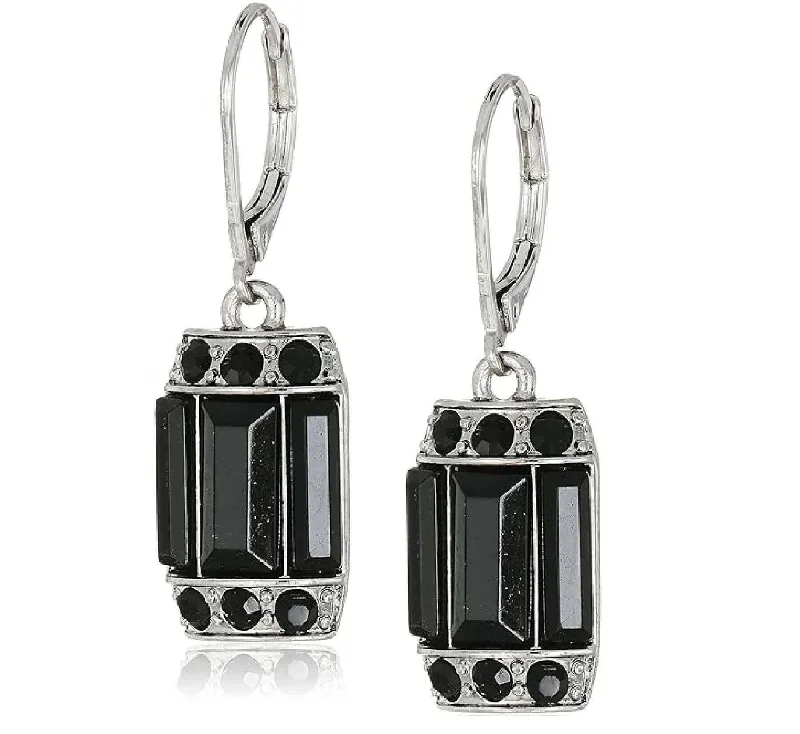 Flash Sale On Stunning Jewelry – Limited Stock Available 2028 Jewelry Black Round & Baguette Crystal Octagon Drop Earrings Flash Sale On Stunning Jewelry – Limited Stock Available 2028 Jewelry Black Round & Baguette Crystal Octagon Drop Earrings