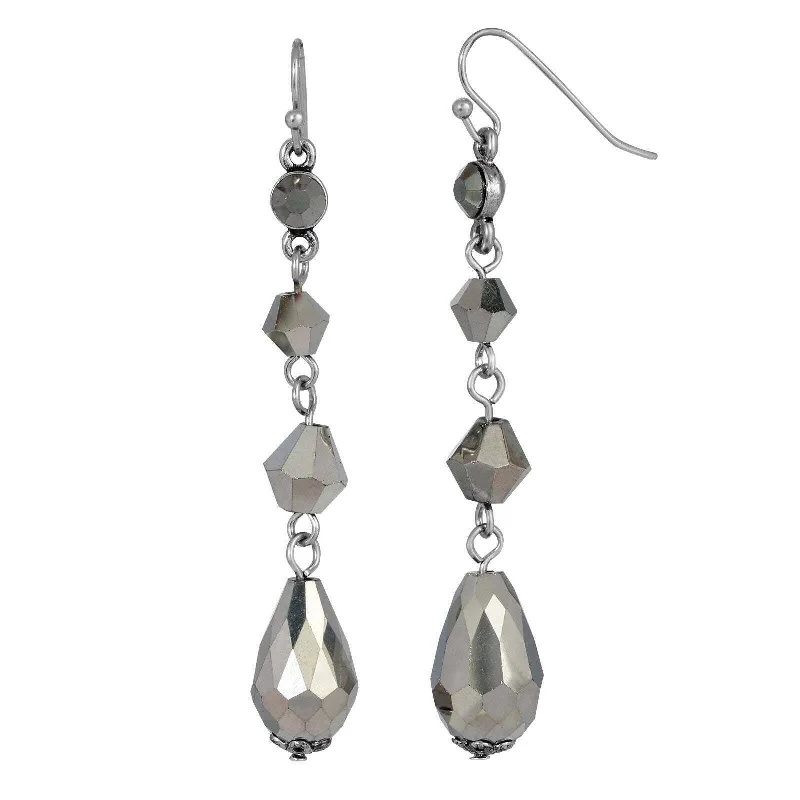 Shop Signature Jewelry Styles At Exclusive Prices 2028 Jewelry Multi Faceted Beaded Linear Drop Earrings Shop Signature Jewelry Styles At Exclusive Prices 2028 Jewelry Multi Faceted Beaded Linear Drop Earrings