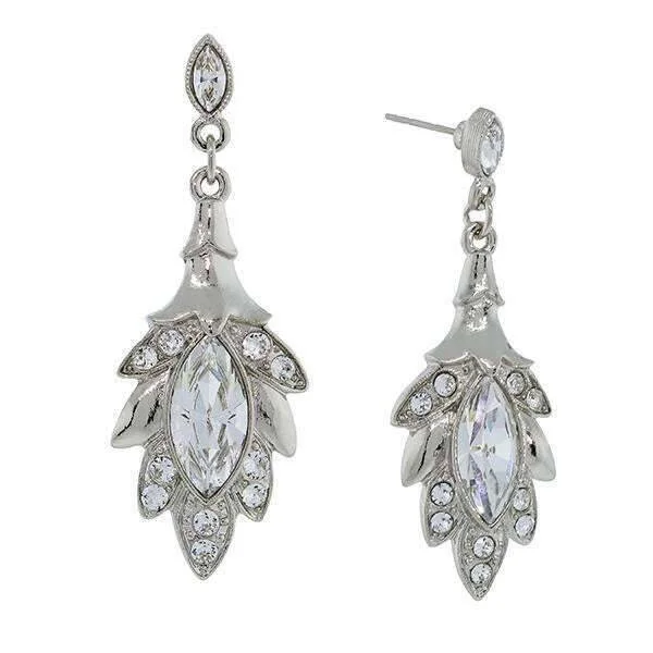 Luxury Handcrafted Jewelry For Elegant Looks 2028 Jewelry Genuine Austrian Crystal Navette Leaf Drop Earrings Luxury Handcrafted Jewelry For Elegant Looks 2028 Jewelry Genuine Austrian Crystal Navette Leaf Drop Earrings
