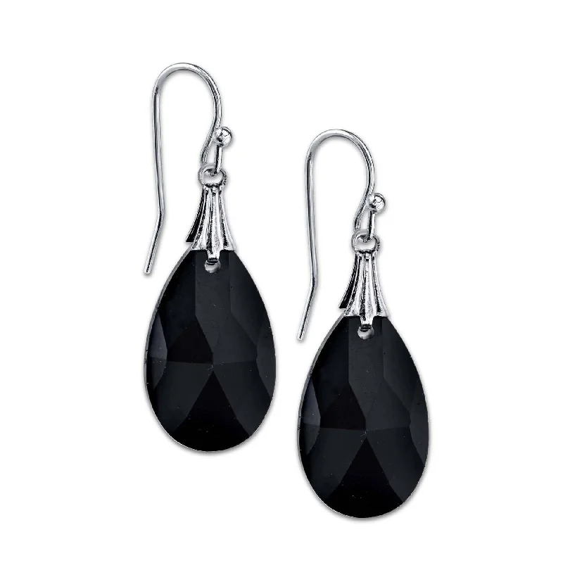 Timeless Elegance, Temporary Discounts – Act Fast 2028 Jewelry Black Faceted Teardrop Crystal Earrings Timeless Elegance, Temporary Discounts – Act Fast 2028 Jewelry Black Faceted Teardrop Crystal Earrings