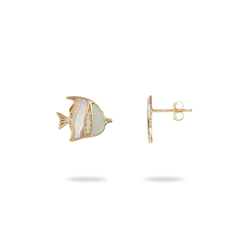 Your Dream Jewelry At Dream Prices – Shop Now Sealife Angelfish Mother of Pearl Earrings in Gold with Diamonds - 12mm Your Dream Jewelry At Dream Prices – Shop Now Sealife Angelfish Mother of Pearl Earrings in Gold with Diamonds - 12mm