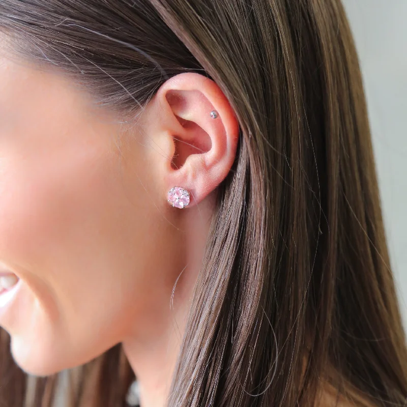 Exclusive Jewelry Sale – Shine For Less BLOSSOM - 925 Sterling Silver Earrings with Pink Zircon Exclusive Jewelry Sale – Shine For Less BLOSSOM - 925 Sterling Silver Earrings with Pink Zircon