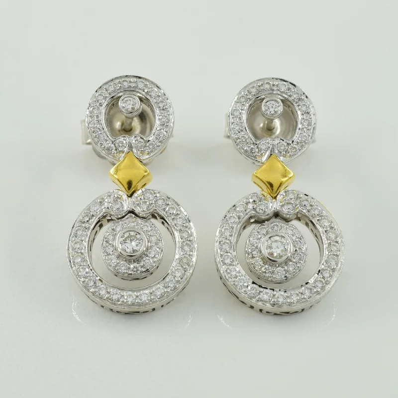 Shop Handcrafted Jewelry At Special Promotional Rates Diamond Drop Earrings | 0.72ctw | Shop Handcrafted Jewelry At Special Promotional Rates Diamond Drop Earrings | 0.72ctw |