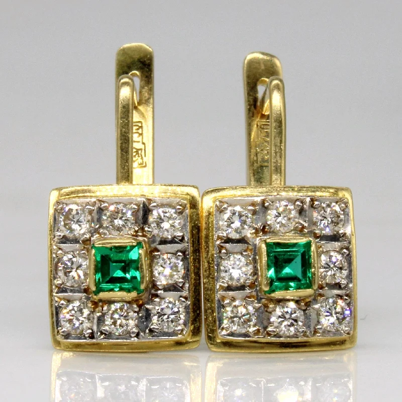 Don't Miss Our Biggest Jewelry Sale Of The Season Diamond & Synthetic Emerald Earrings | 0.48ctw, 0.30ctw | Don't Miss Our Biggest Jewelry Sale Of The Season Diamond & Synthetic Emerald Earrings | 0.48ctw, 0.30ctw |