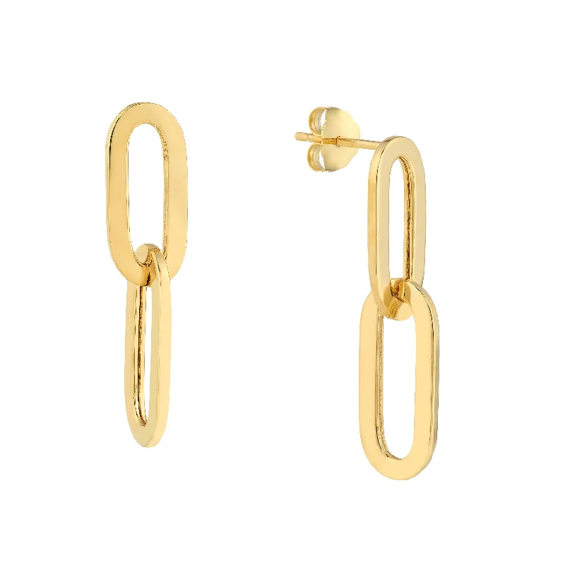 Best-Selling Jewelry Now Available At Special Deals Double Flat Oval Link Dangle Earrings Best-Selling Jewelry Now Available At Special Deals Double Flat Oval Link Dangle Earrings