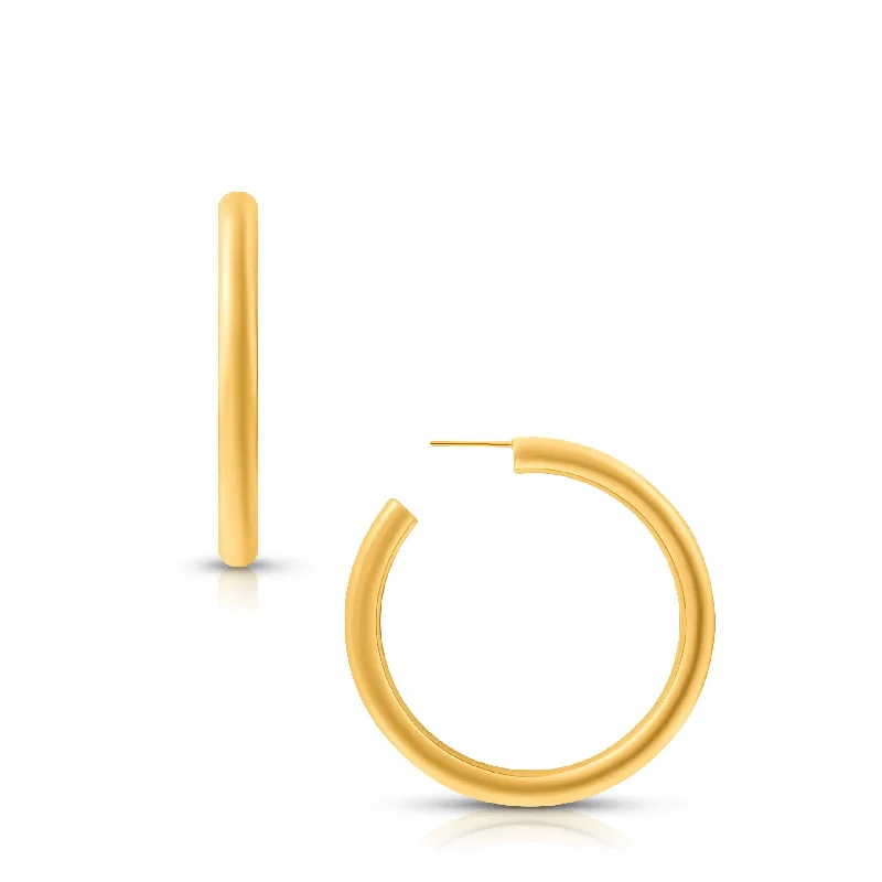 Affordable Luxury Jewelry For Every Occasion Ellie Vail - Flora Medium Hoop Earring