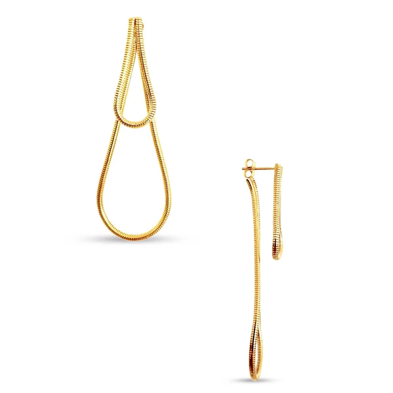 Don't Miss Our Biggest Jewelry Sale Of The Season Ellie Vail - Giada Snake Chain Drop Earring Don't Miss Our Biggest Jewelry Sale Of The Season Ellie Vail - Giada Snake Chain Drop Earring