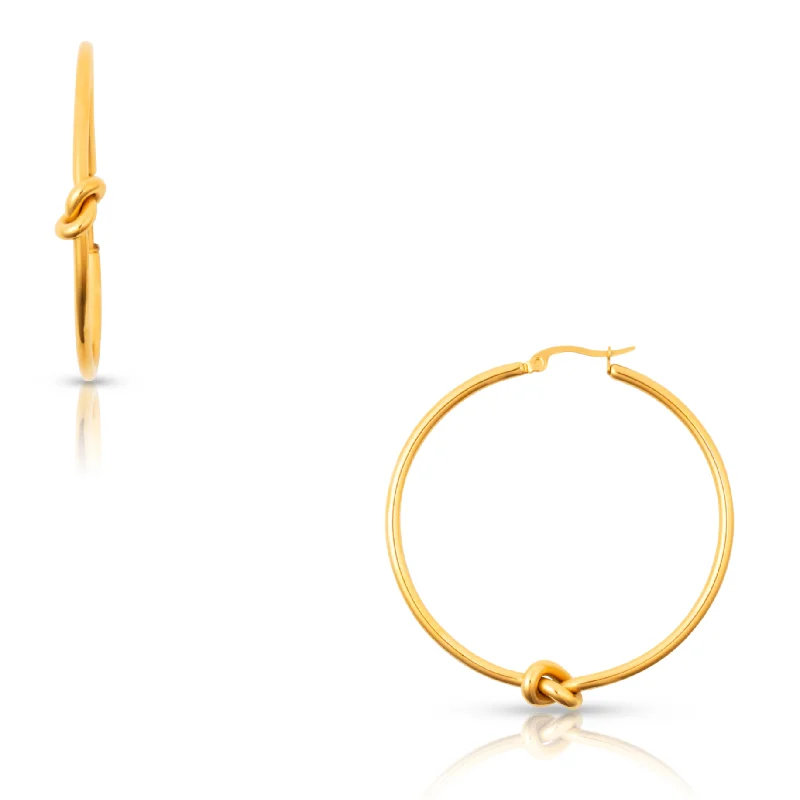 Timeless Jewelry, Timeless Savings – Don't Wait Ellie Vail - Kai Knotted Hoop Earring Timeless Jewelry, Timeless Savings – Don't Wait Ellie Vail - Kai Knotted Hoop Earring