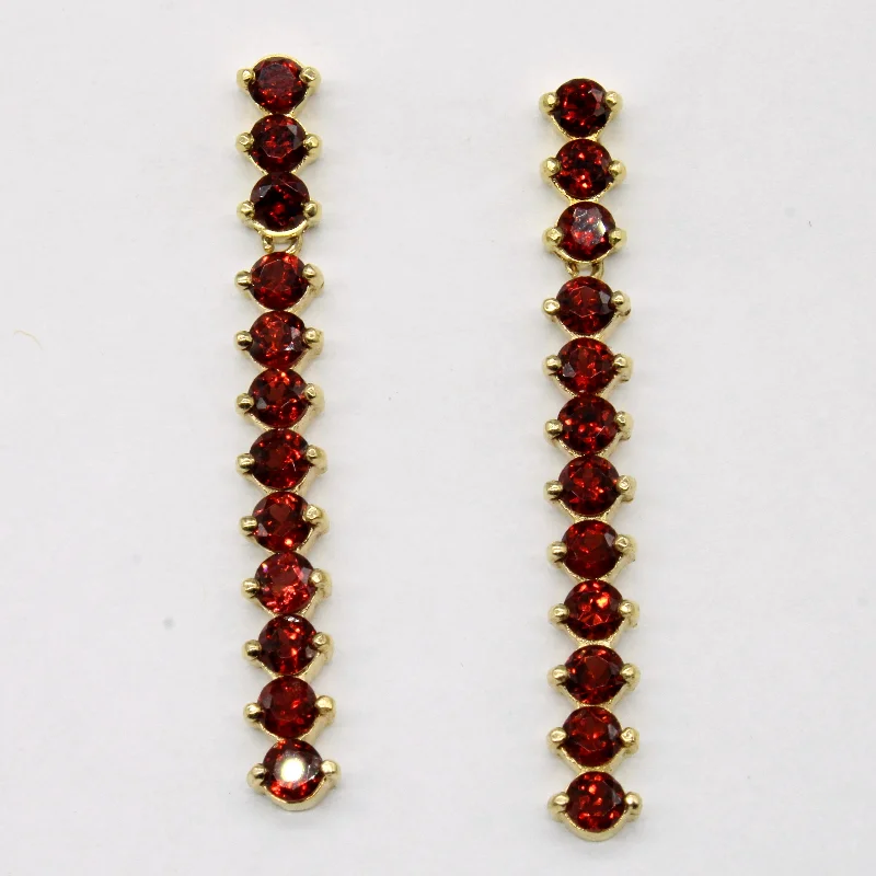 Trending Jewelry Styles Now At Limited-Time Discounts Garnet Drop Earrings | 3.50ctw | Trending Jewelry Styles Now At Limited-Time Discounts Garnet Drop Earrings | 3.50ctw |