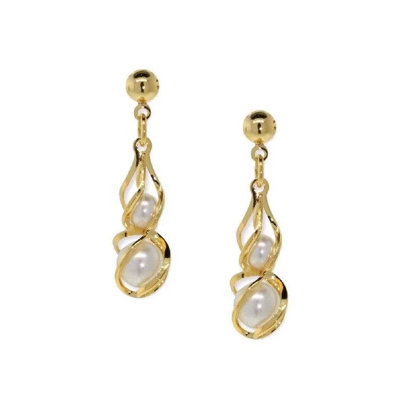 Fashion-Forward Jewelry At Incredible Prices 1928 Jewelry Twisted Faux Pearl Post Drop Earrings Fashion-Forward Jewelry At Incredible Prices 1928 Jewelry Twisted Faux Pearl Post Drop Earrings