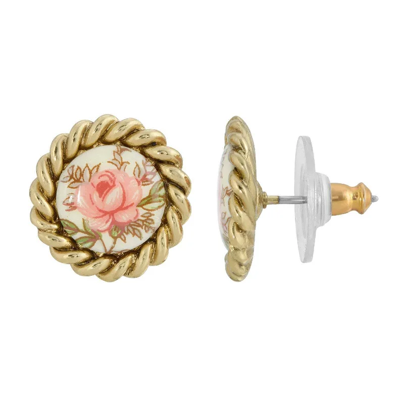 The Jewelry Sale You've Been Waiting For Is Here 1928 Jewelry Pink Desert Rose Button Earrings The Jewelry Sale You've Been Waiting For Is Here 1928 Jewelry Pink Desert Rose Button Earrings