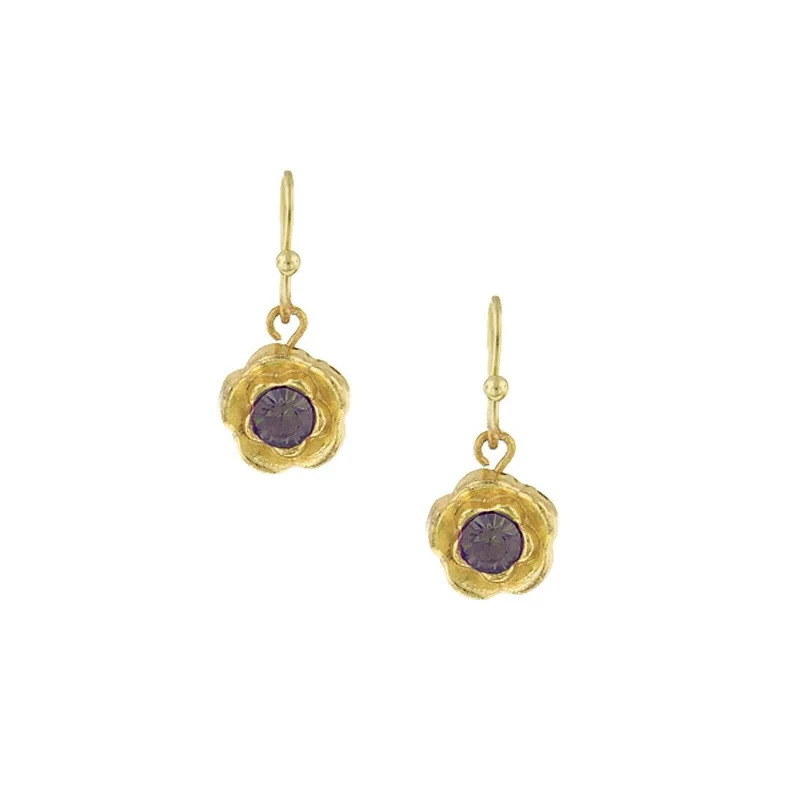 Sparkle For Less – Shop Jewelry Deals Now 1928 Jewelry Petite Flower Drop Earrings