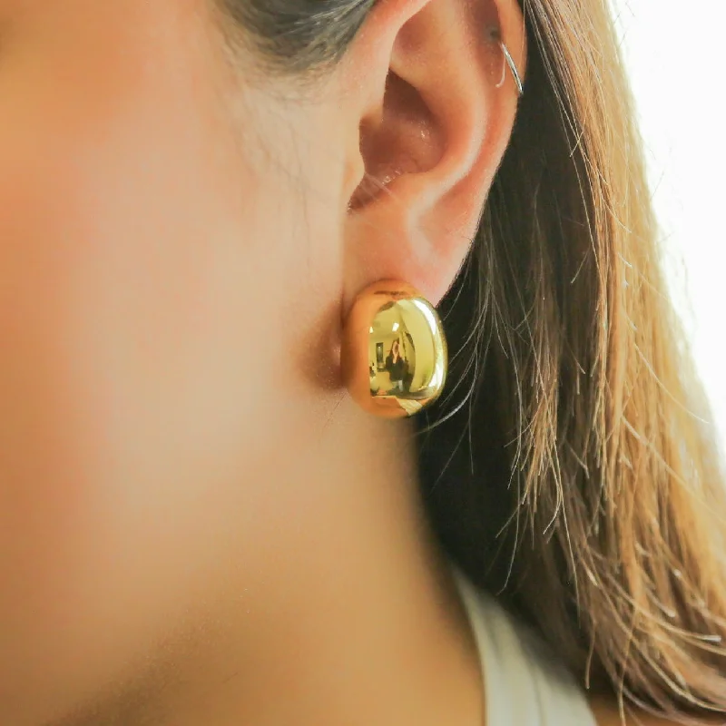Trendy Minimalist Jewelry For Everyday Wear LOTTERY - 18K Gold Statement Earrings