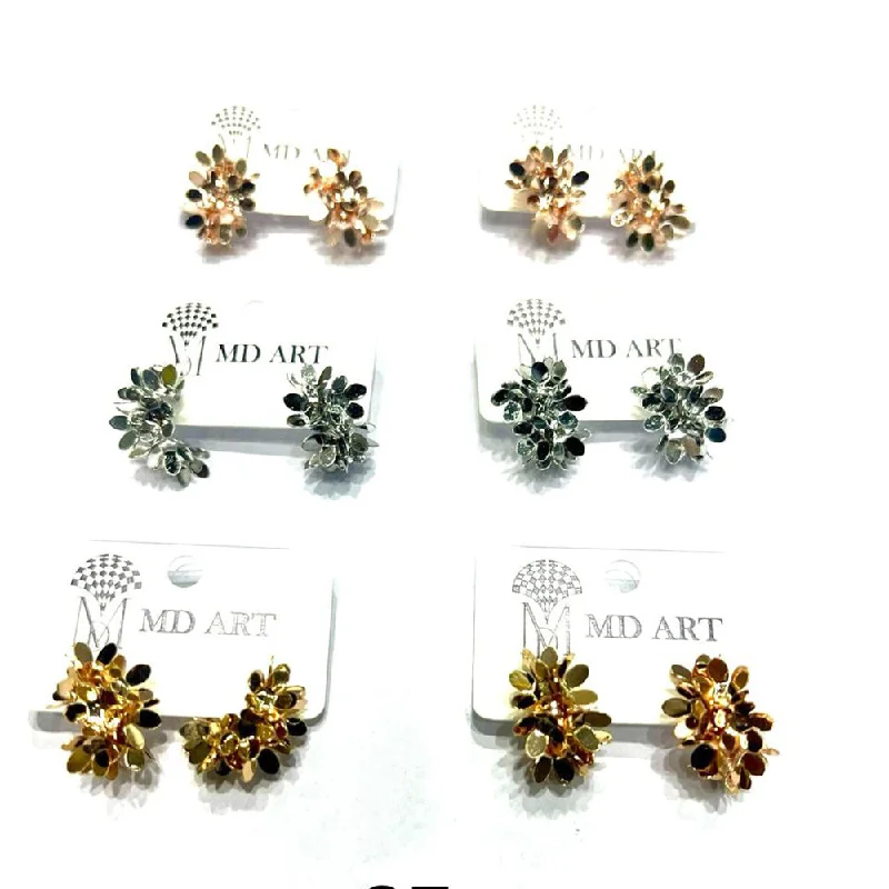 Jewelry Sale Alert – Shop Timeless Elegance Today MD Art  Stud Earrings (Mix Color)