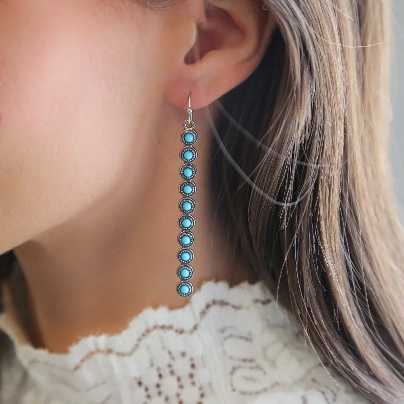 Grab Your Favorite Jewelry At The Lowest Prices OUTLAW- Turquoise Earring Bohemian Western Design Grab Your Favorite Jewelry At The Lowest Prices OUTLAW- Turquoise Earring Bohemian Western Design