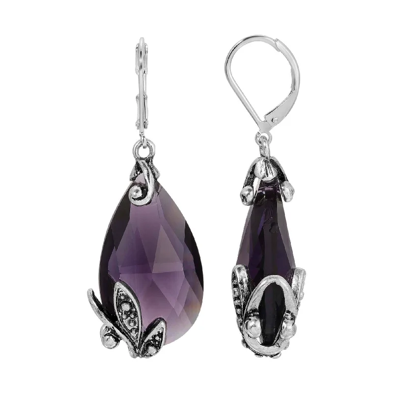Delicate Crystal Jewelry For Sophisticated Charm Regency Regal Teardrop Crystal Earrings Delicate Crystal Jewelry For Sophisticated Charm Regency Regal Teardrop Crystal Earrings