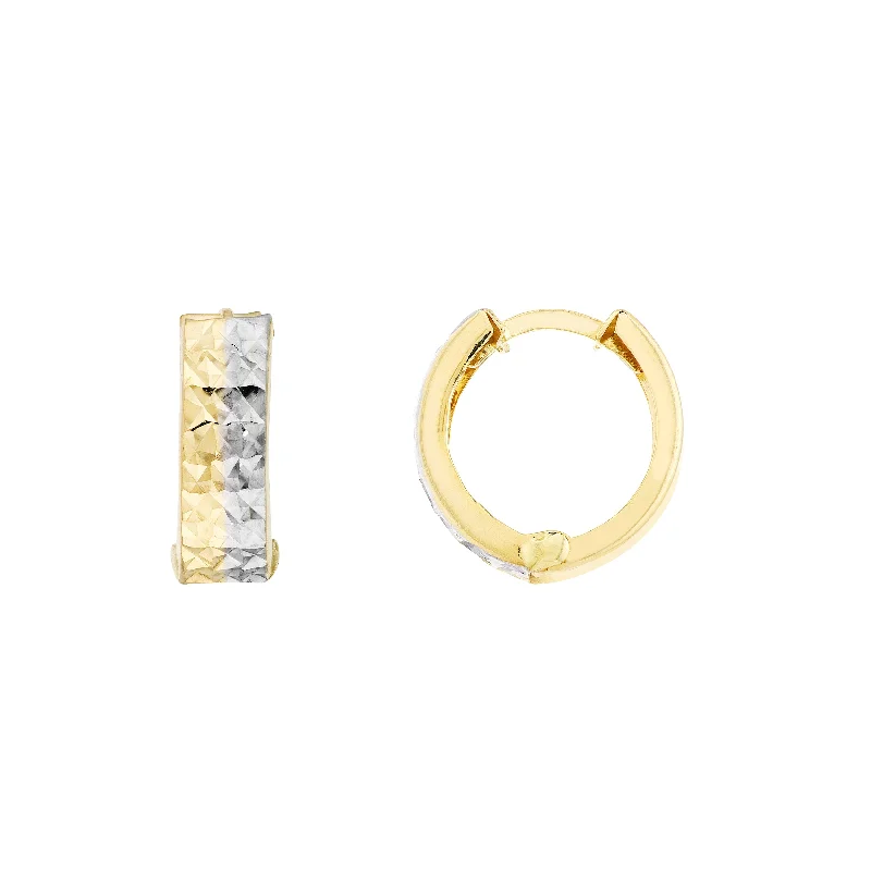 Flash Sale On Exquisite Jewelry – Don't Miss Out Reversible Two-tone D/C Hoop Earrings Flash Sale On Exquisite Jewelry – Don't Miss Out Reversible Two-tone D/C Hoop Earrings