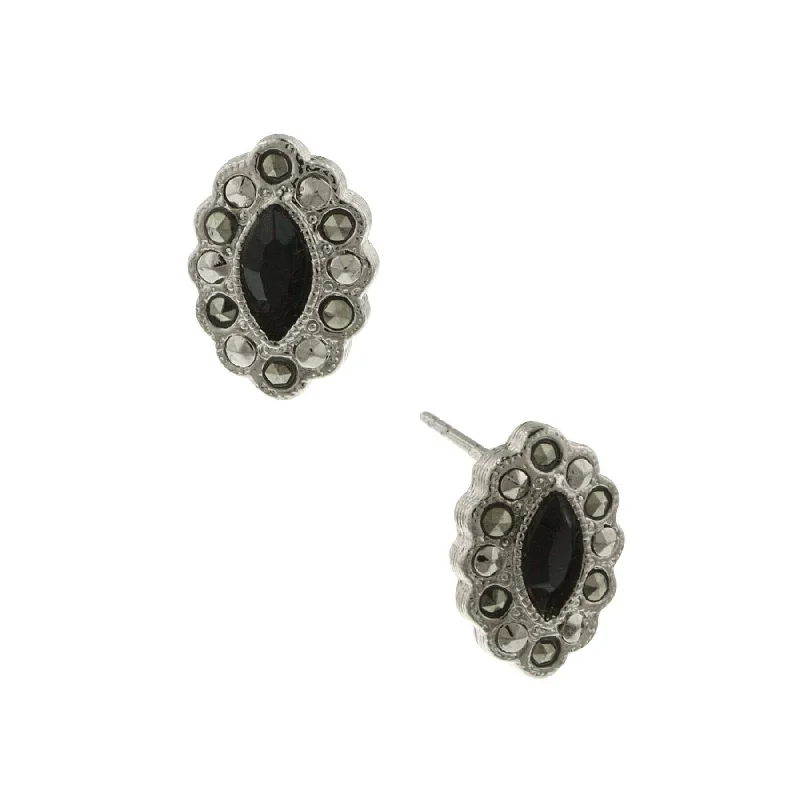 Exclusive Gemstone Jewelry Markdowns – Shop Now 1928 Jewelry Marcasite And Black Navette Button Earrings Exclusive Gemstone Jewelry Markdowns – Shop Now 1928 Jewelry Marcasite And Black Navette Button Earrings
