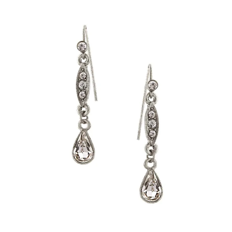 Jewelry Clearance – Final Chance To Save Big 2028 Jewelry Crystal Linear Teardrop Earrings Jewelry Clearance – Final Chance To Save Big 2028 Jewelry Crystal Linear Teardrop Earrings