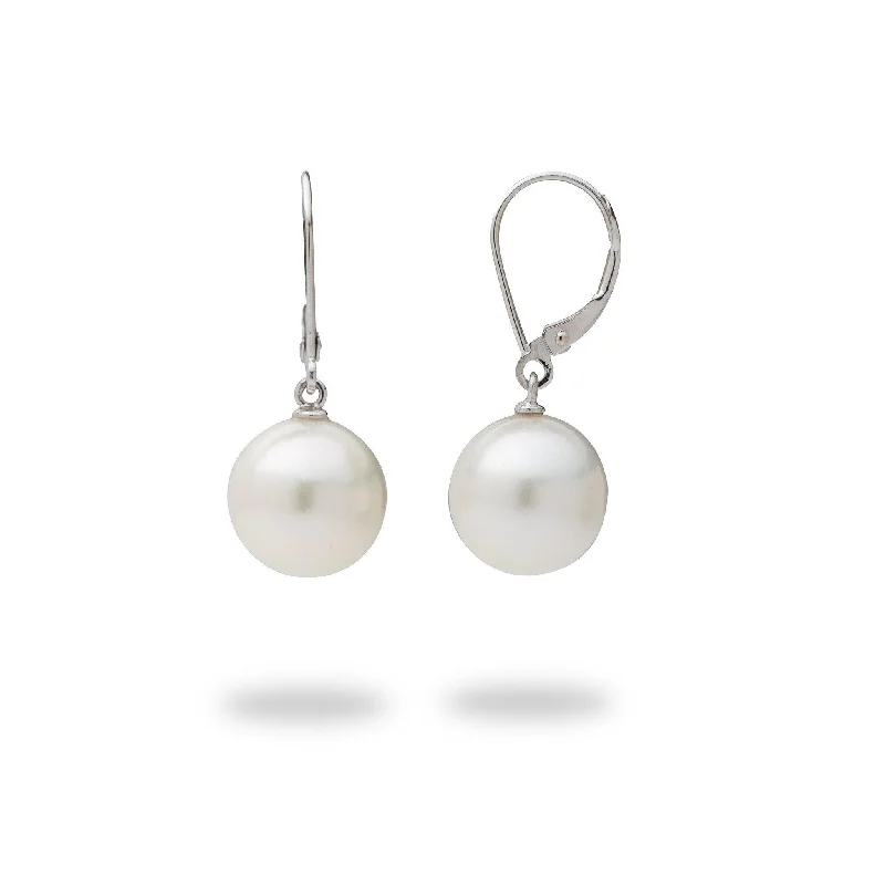 Upgrade Your Collection With Our Limited-Time Jewelry Sale South Sea White Pearl Earrings in White Gold - 11-12mm Upgrade Your Collection With Our Limited-Time Jewelry Sale South Sea White Pearl Earrings in White Gold - 11-12mm