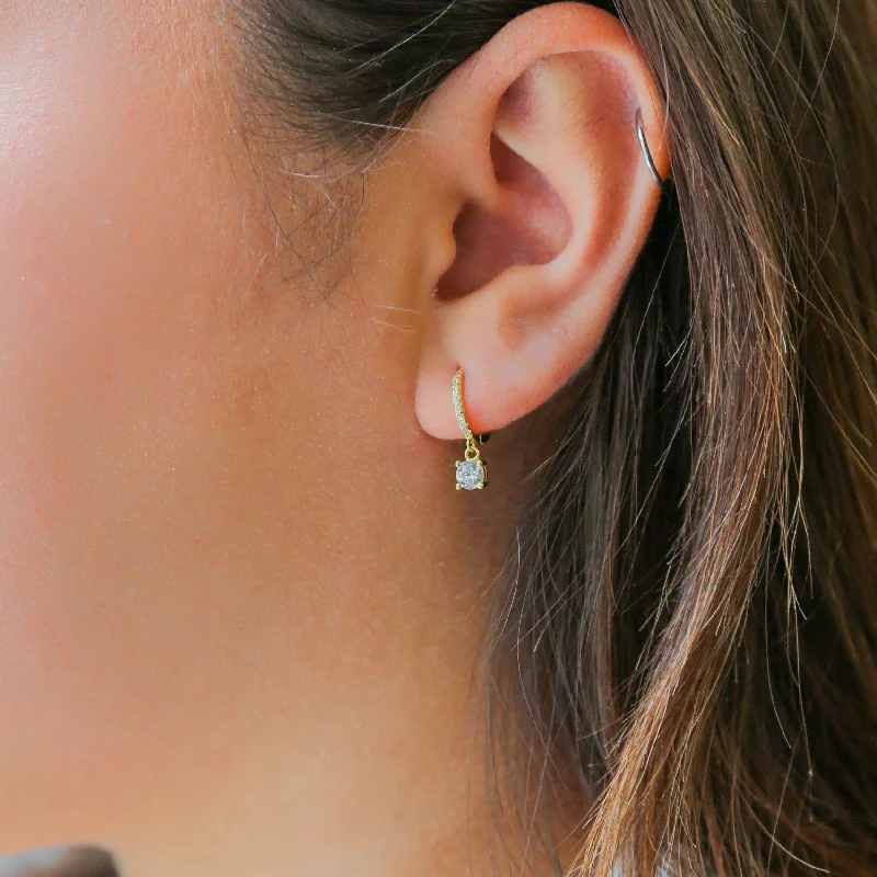 Exclusive Online Discounts On Stylish Jewelry TEMPTATION - 18K Gold & CZ Dangle Earrings Exclusive Online Discounts On Stylish Jewelry TEMPTATION - 18K Gold & CZ Dangle Earrings