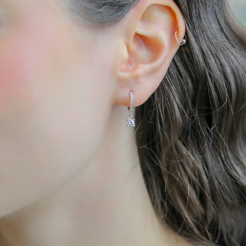 Dazzling Deals On Necklaces, Bracelets, And More TEMPTATION - Sterling Silver & CZ Dangle Earrings Dazzling Deals On Necklaces, Bracelets, And More TEMPTATION - Sterling Silver & CZ Dangle Earrings