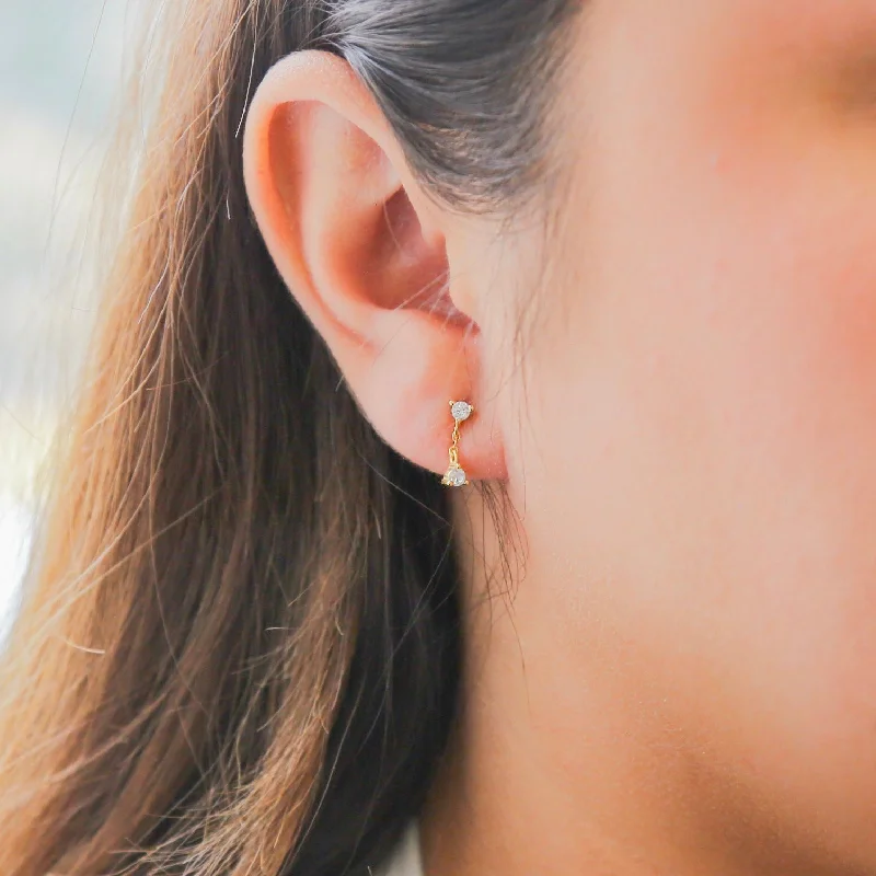 High-End Sparkle, Low-End Prices – Shop Now TWYLA - 18K Gold Earrings