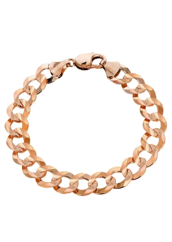 Dazzling Deals On Necklaces, Bracelets, And More 14K Rose Gold Bracelet Solid Cuban Curb Link