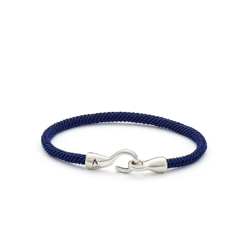 Trending Jewelry Styles Now At Limited-Time Discounts Maritime Blue Silver Bracelet