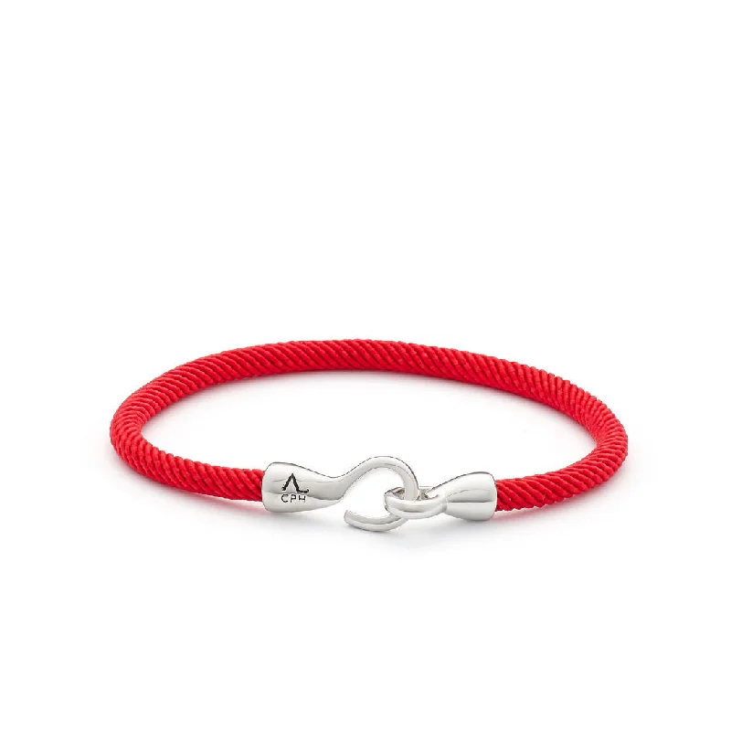 Grab Your Favorite Jewelry At The Lowest Prices Maritime Red Silver Bracelet