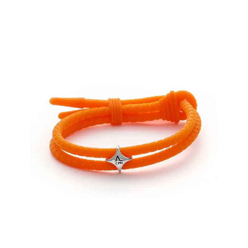 Jewelry Sale Alert – Shop Timeless Elegance Today Roland Garros Orange Silver Bracelet
