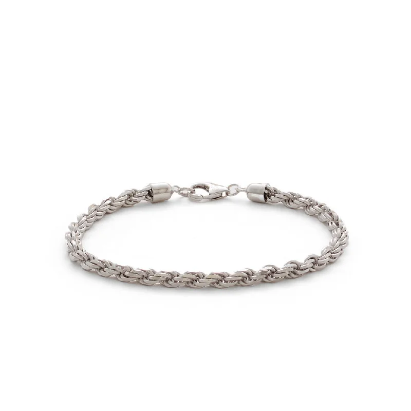 Elegant Jewelry Styles At Budget-Friendly Prices Rope (4mm) Silver Bracelet