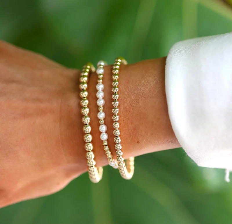 Bestselling Jewelry Now On Sale – Elevate Your Look bara boheme | Gold Filled Ball & Pearl Beaded "MELANIE" Bracelet Bestselling Jewelry Now On Sale – Elevate Your Look bara boheme | Gold Filled Ball & Pearl Beaded "MELANIE" Bracelet