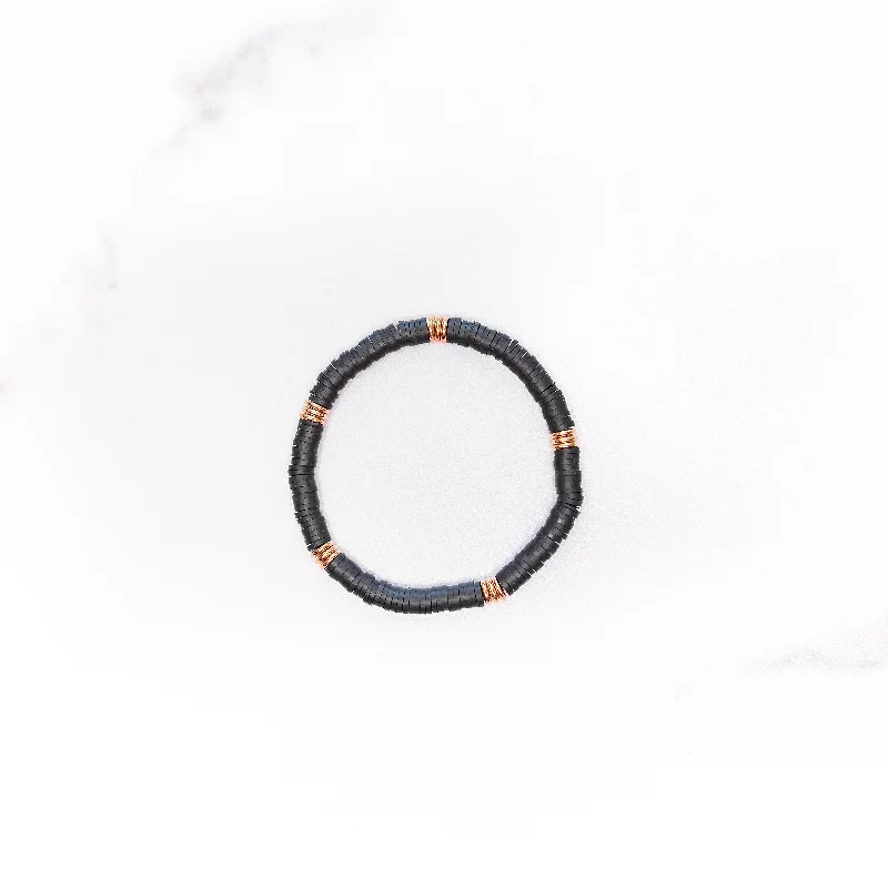 High-Quality Jewelry At A Fraction Of The Cost Black Polymer Clay Bracelet