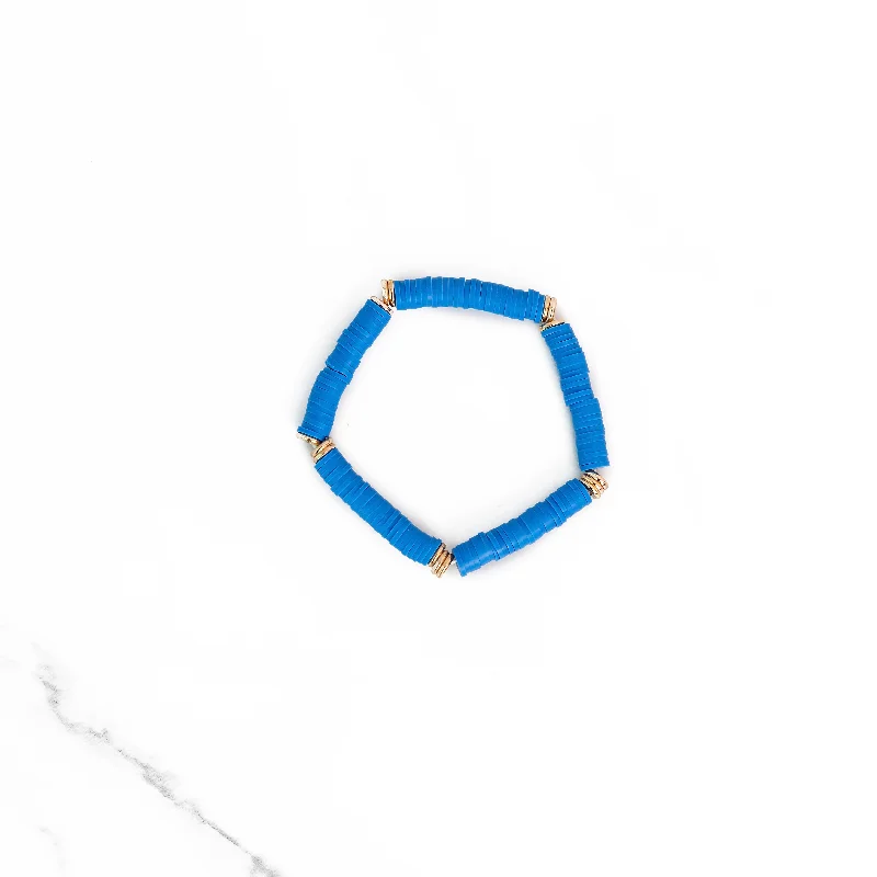 Buy More, Save More – Special Jewelry Discounts Blue Polymer Clay Bracelet