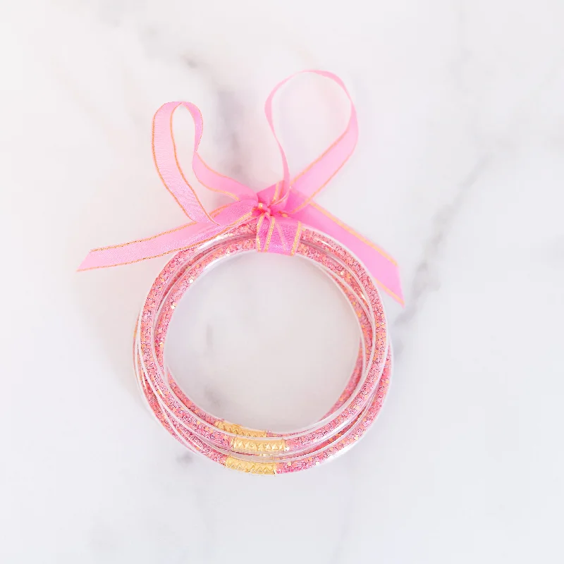 Handcrafted Jewelry Sale – Unique Designs At Low Prices Bright Pink with Confetti Glitter Party Bangles Handcrafted Jewelry Sale – Unique Designs At Low Prices Bright Pink with Confetti Glitter Party Bangles