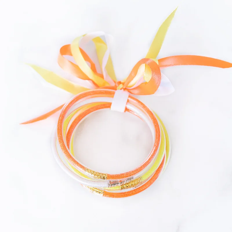 Trending Jewelry Now At Unbeatable Prices Candy Corn Party Bangle Set
