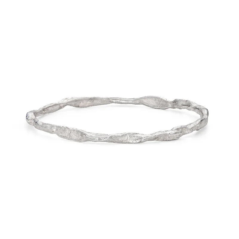 The Ultimate Jewelry Sale – Exclusive Styles At Great Prices Craggy Silver Bangle