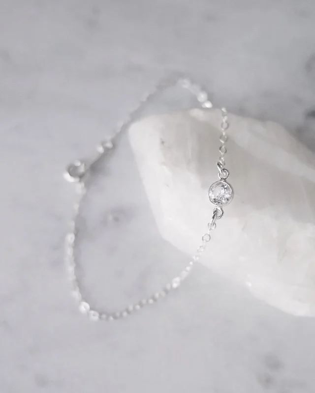The Perfect Jewelry Piece At The Perfect Discount CZ Bracelet  - Sterling Silver