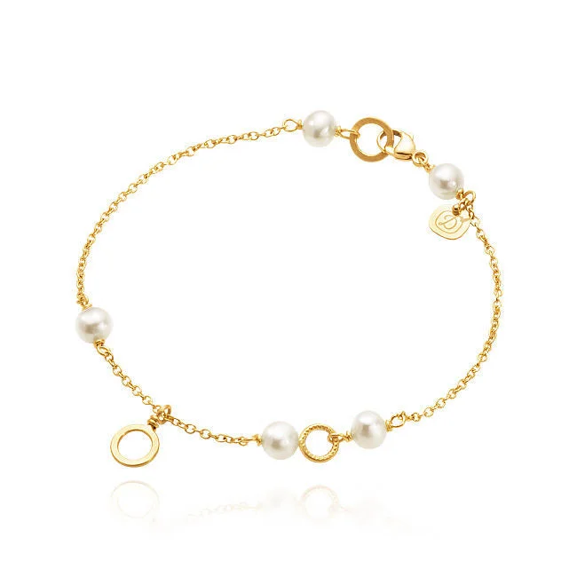Holiday Jewelry Sale – Perfect Gifts At Great Prices Piccolo 18K Gold Bracelet w. White Pearls Holiday Jewelry Sale – Perfect Gifts At Great Prices Piccolo 18K Gold Bracelet w. White Pearls