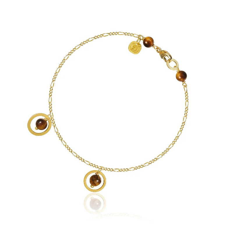 Buy More, Save More On Stunning Jewelry Designs Piccolo 18K Gold Bracelet w. Tiger's Eye Buy More, Save More On Stunning Jewelry Designs Piccolo 18K Gold Bracelet w. Tiger's Eye