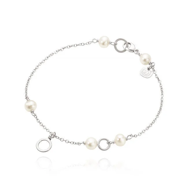 Special Offers On Handcrafted And Designer Jewelry Piccolo Silver Bracelet w. White Pearls Special Offers On Handcrafted And Designer Jewelry Piccolo Silver Bracelet w. White Pearls