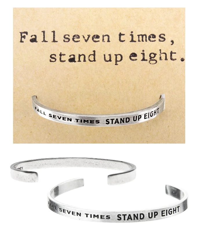 Stunning Statement Jewelry, Unbeatable Discounts Fall 7 Times, Stand Up 8 Quotable Cuff Bracelet Stunning Statement Jewelry, Unbeatable Discounts Fall 7 Times, Stand Up 8 Quotable Cuff Bracelet